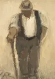Farmer Tynywaun by Will Roberts, oil, sold Jul 2026