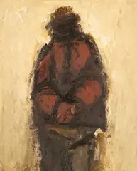 Lone Figure by Will Roberts, oil on board, offered Jul 2026