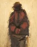 Lone Figure by Will Roberts, oil on board, offered Jul 2026