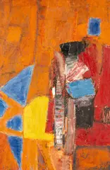Interior by Ceri Richards, oil on canvas, offered Jul 2026
