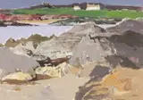 Isle of Whithorn by Donald McIntyre, acrylic, offered Jul 2026