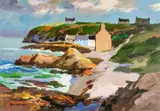 Large acrylic - entitled verso 'Scotstoun by Donald McIntyre, acrylic, sold Jul 2026