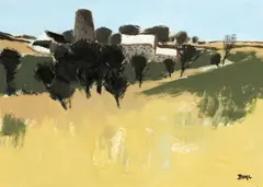 Ruined Mill, Anglesey by Donald McIntyre, acrylic, sold Jul 2026
