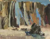 Untitled by Ray Howard-Jones, gouache, sold Jul 2026