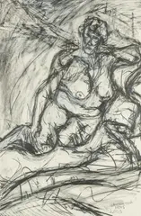 The Lady by Peter Prendergast, 2003, watercolor, sold Jul 2026