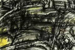 Untitled by Peter Prendergast, Watercolour Drawing of Billy's House', on Oriel Mostyn Gallery label, dated verso, sold Jul 2026