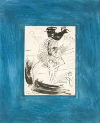 Untitled by Ceri Richards, ink and wash, sold Jul 2026