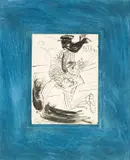Untitled by Ceri Richards, ink and wash, sold Jul 2026