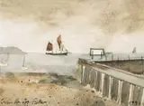 Untitled by John Knapp-Fisher, 1998, watercolour, sold Jul 2026