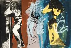 1978 screenprint by John Piper, screenprint, sold Jul 2026