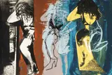 1978 screenprint by John Piper, screenprint, sold Jul 2026