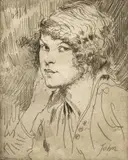 A Girl by Augustus John, etching, sold Jul 2026
