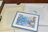 Untitled embossed print by Rolf Kissel, print, sold Oct 2024