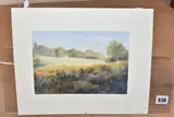 Hampstead heath by Roy Hammond, 2004, watercolour on paper, sold Oct 2024