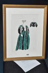 Much ado About Nothing by John Armstrong, gouache, offered Oct 2024