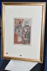 The Chest Contained Nothing but Tennis Balls by Charles Folkard, watercolour, sold Oct 2024