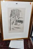 La rue molitar by Pierre Bonnard, lithograph, sold Oct 2024
