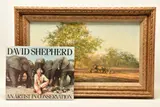 Pride of lions resting by David Shepherd, oil on canvas, sold Oct 2024