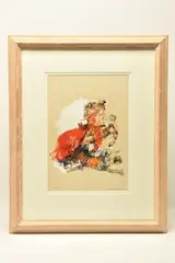 Agincourt by Victor Ambrus, 1972, mixed media on paper, sold Oct 2024