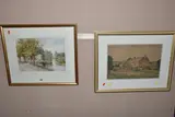 Punting scene by John Whipple, 1944, watercolour, sold Oct 2024