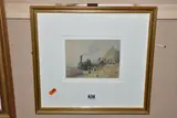 'Steam Threshing', watercolour, signed and dated 1979 lower by James C. Howard, 1979, watercolour, sold Oct 2024