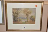From Above Dunbarton by Ernest Dade, watercolour, sold Oct 2024
