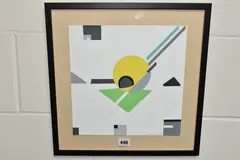 Composition by Marcelle Delphine Cahn, print on paper, sold Oct 2024