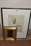 The right honorable sir winston churchill by Wilfred C. Applebey, etching, sold Oct 2024