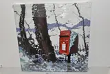 Snowy post box by Timmy Mallett, print, sold Oct 2024