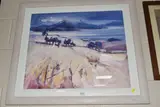 Rum, muck and blues by Bridget Hunter, oil on board, sold Oct 2024