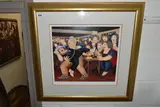 Tarzanogram by Beryl Cook, print, sold Oct 2024