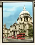 Love london by Nick Holdsworth, mixed media on paper, sold Oct 2024