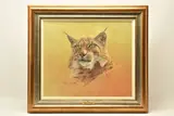Titivating tufts by Anthony Gibbs, pastel on paper, sold Oct 2024