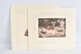 Both by Kurt Meyer-Eberhardt, pencil, sold Aug 2024