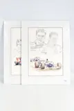 Jacques villeneuve-williams fw18 by Simon Taylor, pencil, sold Aug 2024