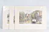 Hemingford Grey, Cambridge by Eric Sturgeon, pencil, sold Aug 2024