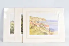 Robin Hoods Bay by Eric Sturgeon, pencil, sold Aug 2024