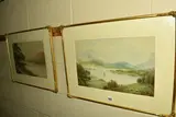 A landscape with cattle and boats by Milton Drinkwater, watercolour on paper, offered Aug 2024