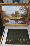 A river landscape by R.D. Beaton, oil on canvas, sold Aug 2024