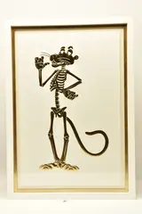 Pink panther by Alessandro Pagalia, print on paper, sold Aug 2024