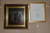 Bad day in toyland by David Bowers, oil on canvas, sold Aug 2024