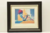 In repose by Toby Mulligan, print on paper, sold Jul 2024