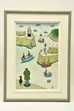 EARLY MORNING AT St IVES HARBOUR by Joan Gillchrest, oil on board, sold Jul 2024