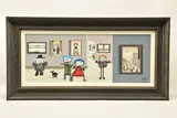 Mr lowry by John D. Wilson, oil on canvas, sold Jul 2024