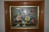 Still life with flowers by Alexander Wilson, oil on canvas, sold Jul 2024