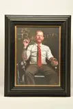 Trust thy barber by Vincent Kamp, print, sold Jul 2024