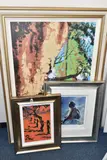 Kookaburra at dusk by Rolf Harris, print, sold Jul 2024