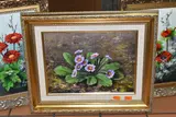 Anemones & Lichen by Clem Spencer, 1983, oil on board, sold Jul 2024
