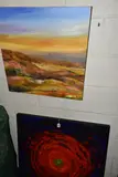 Sunset over mermaids pool by Nick Potter, 2004, oil, offered Jul 2024