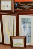 Fifteen watercolours to include landscapes and coastal landscapes by Nick Grant, watercolor, sold Jul 2024